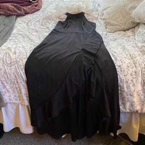 Black long formal dress size large